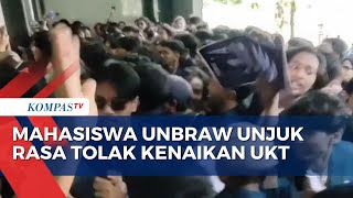 Demo Tolak Kenaikan UKT Mahasiswa Unbraw Berupaya Masuk Gedung Rektorat [upl. by Vitoria]