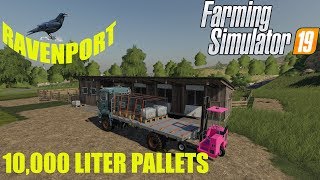 Ravenport Ep 73 Farming Simulator 19 Making chaff and selling milk and wool [upl. by Doi]