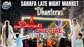 Diwali Special Vlog “ Sarafa Market Late Night “ [upl. by Nnalyrehc]