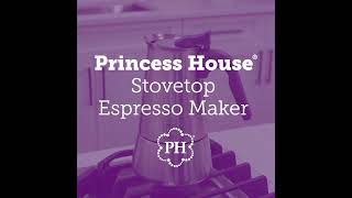 Princess House® Stovetop Espresso Maker 10002 [upl. by Meelas]