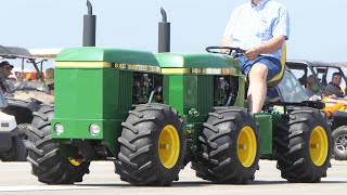 Different Tandem Tractors at Half Century of Progress 2023  Special Built [upl. by Sissie]