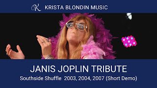 Canadas Krista Blondin as Janis Joplin [upl. by Haceber]