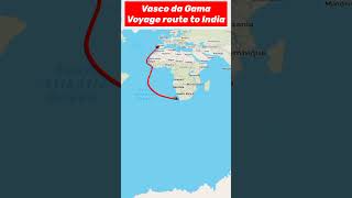 Vasco da Gama Voyage route to India 🏄🏄 vascodagama india travel [upl. by Norwood]