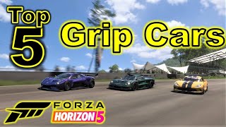 Top 5 BEST GripBuild Cars in Forza Horizon 5 [upl. by Bonni189]