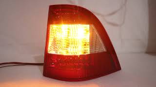 Fit 9805 Benz W163 MLClass ML320 RedClear LED Tail Lights Rear Brake Lamps LR [upl. by Votaw]