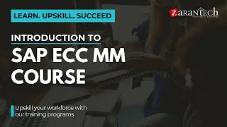 Introduction to SAP ECC MM Course  ZaranTech [upl. by Adelbert]