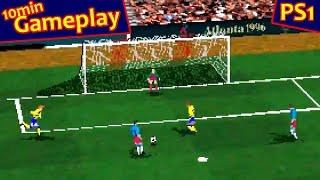 Olympic Soccer  PS1 Gameplay [upl. by Engle502]