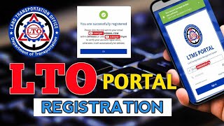 PAANO MAG REGISTER SA LTO PORTAL 2023  LTO PORTAL REGISTRATION  DRIVERS LICENSE  LTMS PORTAL [upl. by Sybyl]