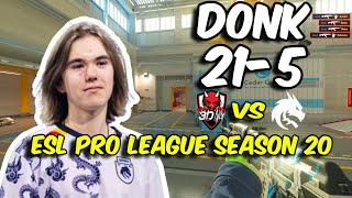 CS2 POV  Spirit donk 215 vs 3DMAX Nuke  ESL Pro League Season 20 [upl. by Dewain]