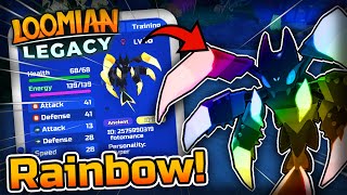 Consigue TERIDESCENT RAINBOW No Boost GRATIS Loomian Legacy Español  Roblox [upl. by Gnilhsa]