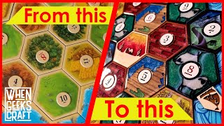 DIY Settlers of Catan Board made with Lasers and Resin [upl. by Doris]