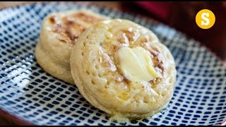 British Crumpets and Strawberry Jam Recipe [upl. by Naarah]