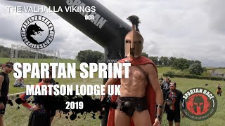 Spartan Race Sprint  UK  2019  All Obstacles [upl. by Hannad]