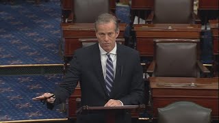 Sen John Thune elected new Senate majority leader [upl. by Ennirak]