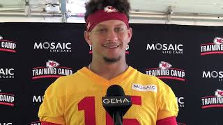 FINAL ChiefsCamp Press Conference for PatrickMahomes in 2024 [upl. by Akeim]