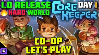 Core Keeper 10 Release  Coop Gameplay in the brand new 10 Hard World  Day 1 [upl. by Eric542]