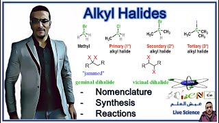 Organic Chemistry  Alkyl Halide Nomenclature Synthesis and Reactions [upl. by Bethanne]