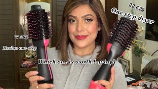 One step Hair Dryer and Styler vs Revlon one step hair dryer Brush review and comparison [upl. by Bradly]