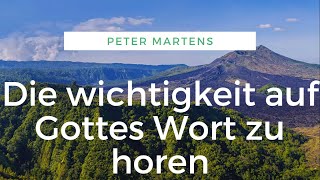 Die wichtigkeit auf Gottes Wort zu horen [upl. by Eutnoj]