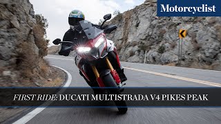 2022 Ducati Multistrada V4 Pikes Peak  Is It Worth The Extra Cost [upl. by Aihseyk]