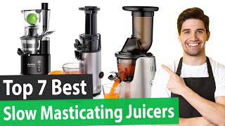 Best Masticating Juicer  Top 7 Reviews 2023 Buying Guide [upl. by Elakram]