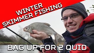 Winter Skimmer Feeder Fishing  With £2 Worth of bait [upl. by Macguiness728]