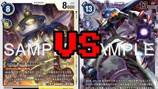 DTCGDigimon Card Game Shakkoumon Vs MaloMyotismon BT16 Proxy Play [upl. by Zelda]