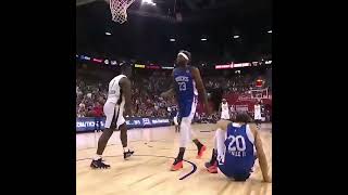 Three years ago Zion did this in the NBA Summer League 😳 💪 [upl. by Leahcin]