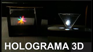 COMO HACER HOLOGRAMA 3D CASERO EN 2 FORMAS  fácil [upl. by Iggie]