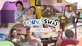 24 hr House Swap🏠  Part 2  Sujuki ko masti 🥳 Cooking class by mummy 👩🏻‍🍳 [upl. by Idnic]