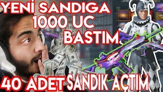 YENİ SANDIK DAN SÜRÜYLE AÇTIM  EFSANE M416 ÇILDIRDIM GİTTİ PARALAR PUBG MOBİLE [upl. by Cloots]