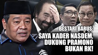 Eksklusif BESTARI BARUS KHIANATI NASDEM DUKUNG PRAMONO BUKAN RIDWAN HINGGA KRITIKAN VIDEO JOKOWI [upl. by Elpmid]