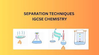 IGCSE Chemistry  Filtration evaporation Crystallization Distillation Chromatography [upl. by Hahn251]