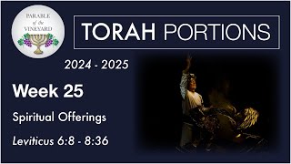 Torah Portion Week 25  Leviticus 68  836 Spiritual Offerings 2024  2025 [upl. by Creighton80]