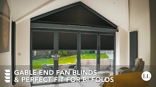 Gable End Fan Blinds amp Perfect Fit For BiFolds  Cellular Blinds [upl. by Aneema]