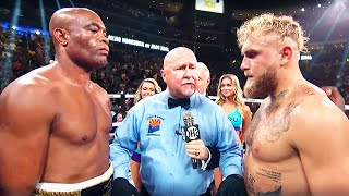 Anderson Silva Brazil vs Jake Paul USA  BOXING fight HD [upl. by Gardell]