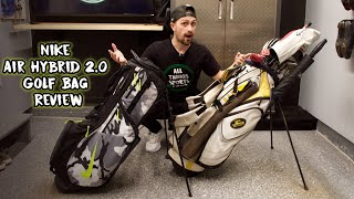 Nike Air Hybrid 20 Golf Stand Bag Review [upl. by Mckale]