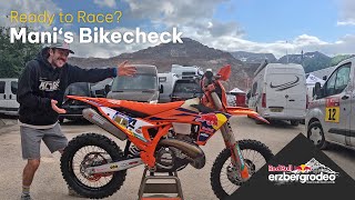 Manuel Lettenbichlers BikeCheck  Red Bull Erzbergrodeo 2023 [upl. by Eelaras]