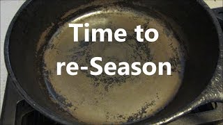 Reseasoning cast iron cookware  Plus Use and care [upl. by Alleynad]