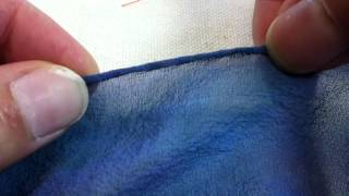 How To Sew A Rolled Hem [upl. by Schluter]