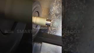 How to machine the brass workpiece by Smartlathe CNC machine with turning and drilling processes [upl. by Anitsyrhc]