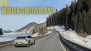 Winter Switzerland 4K Drive Tour [upl. by Duston]