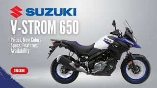 2024 Suzuki V Strom 650 650 XT Prices New Colors Specs Features Availability [upl. by Ebneter828]