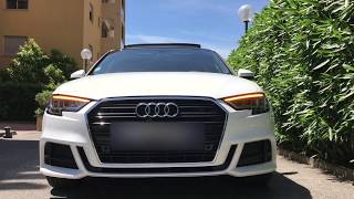 AUDI A3 2017 Headlights Dynamic LED [upl. by Vassily]