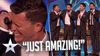 Dad forms a PHENOMENAL quartet with his SONS I Audition I BGT Series 9 [upl. by Tsai]