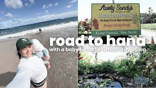 road to hana with baby amp toddler  maui day 3 vlog  hawaii october 2024 [upl. by Kilmarx]