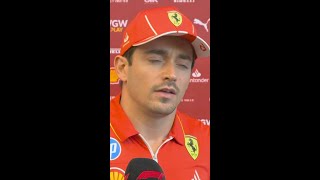 When Charles speaks we listen f1 formula1 charlesleclerc ferrari brazilgp [upl. by Adlez]