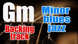 G Minor Blues Jazz Backing Track [upl. by Llessur]