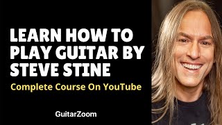 Learn How To Play Guitar by Steve Stine  Beginner Guitar Lesson 1 [upl. by Alroi416]