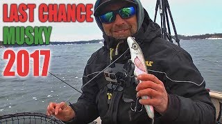 Last Chance Musky 2017  Jigging Muskie  Todays Angler [upl. by Conard]